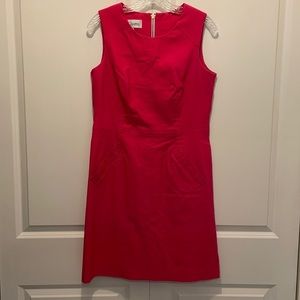 Sara Campbell Bright Pink Dress with Exposed Zipper